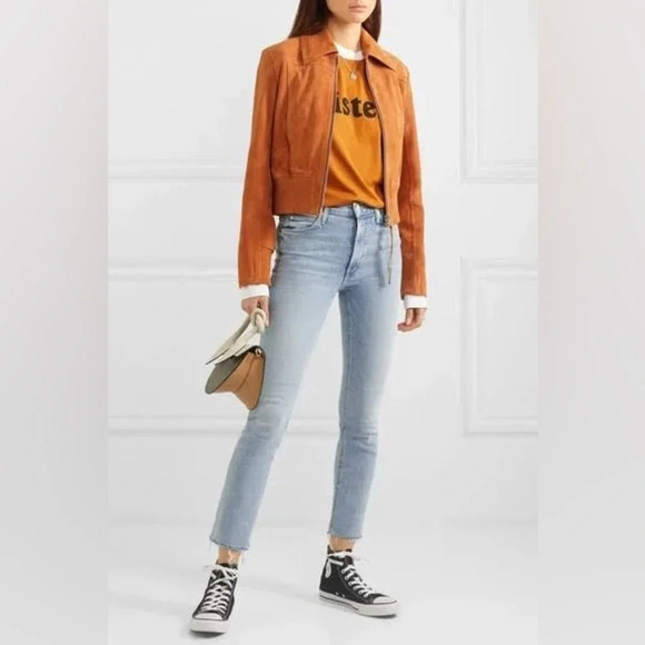 Mother The Mid Rise Dazzler Ankle Fray Reading by the Pool Size 26 - Picture 1 of 8